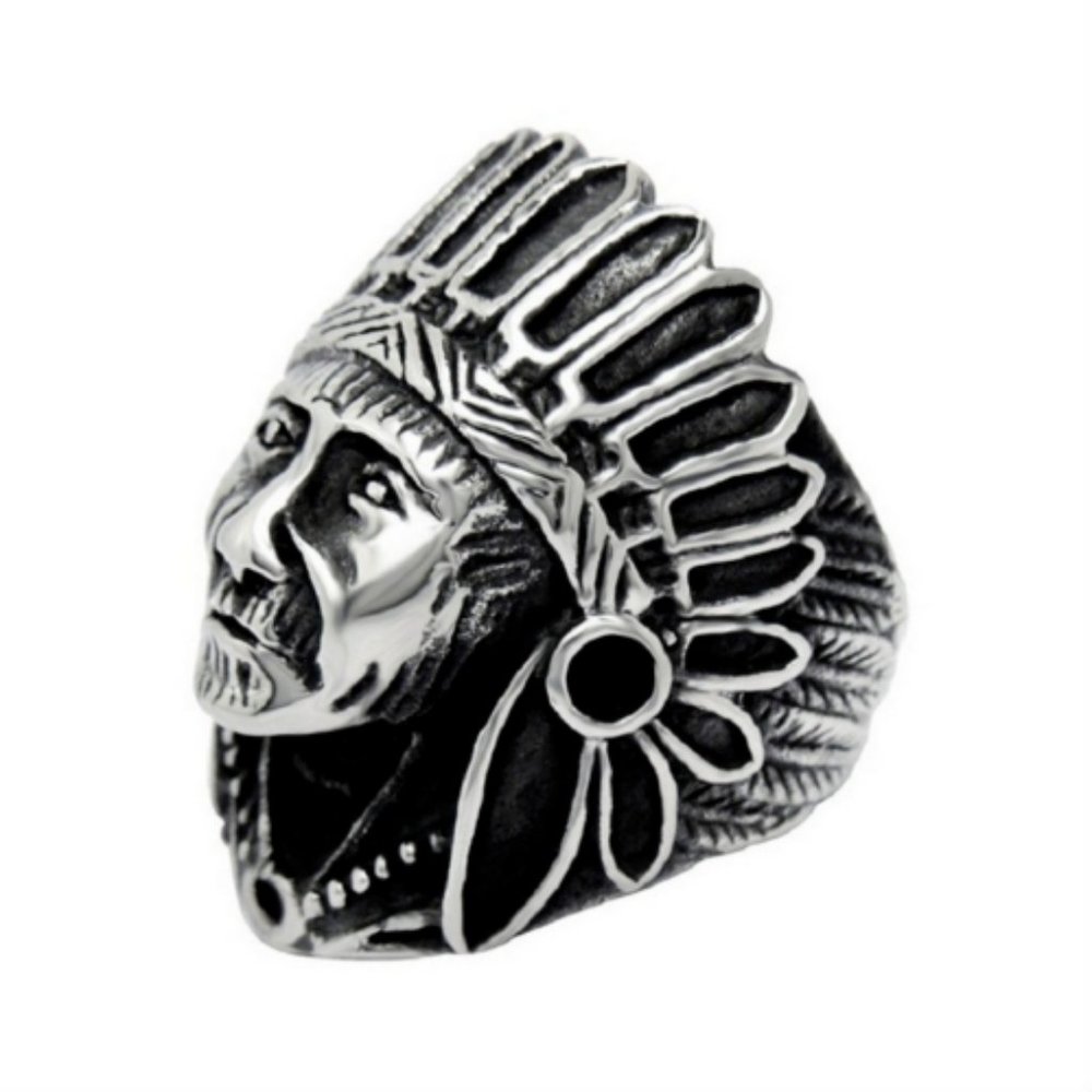 Vintage Apache Indian Chief Ring